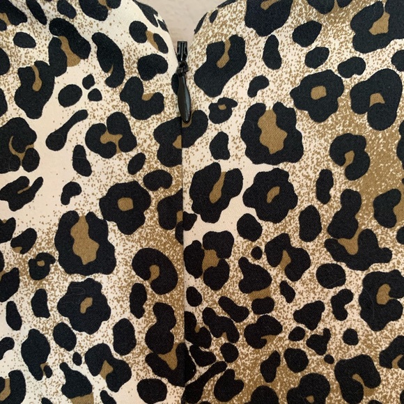 Chico’s Cheetah Sleeveless dress. Lined. Size 1.0/M. - Picture 7 of 9